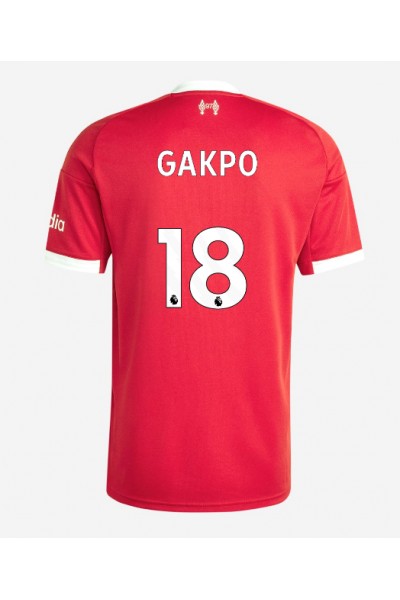 Liverpool Cody Gakpo #18 Jalkapallovaatteet Kotipaita 2025-26 Lyhythihainen Liverpool Cody Gakpo #18 Jalkapallovaatteet Kotipaita 2025-26 Lyhythihainen